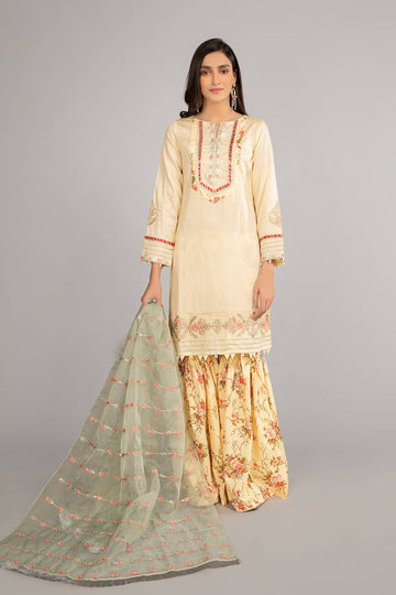 Suit Yellow DW-EA20-16 Maria B Casual Wear 2021